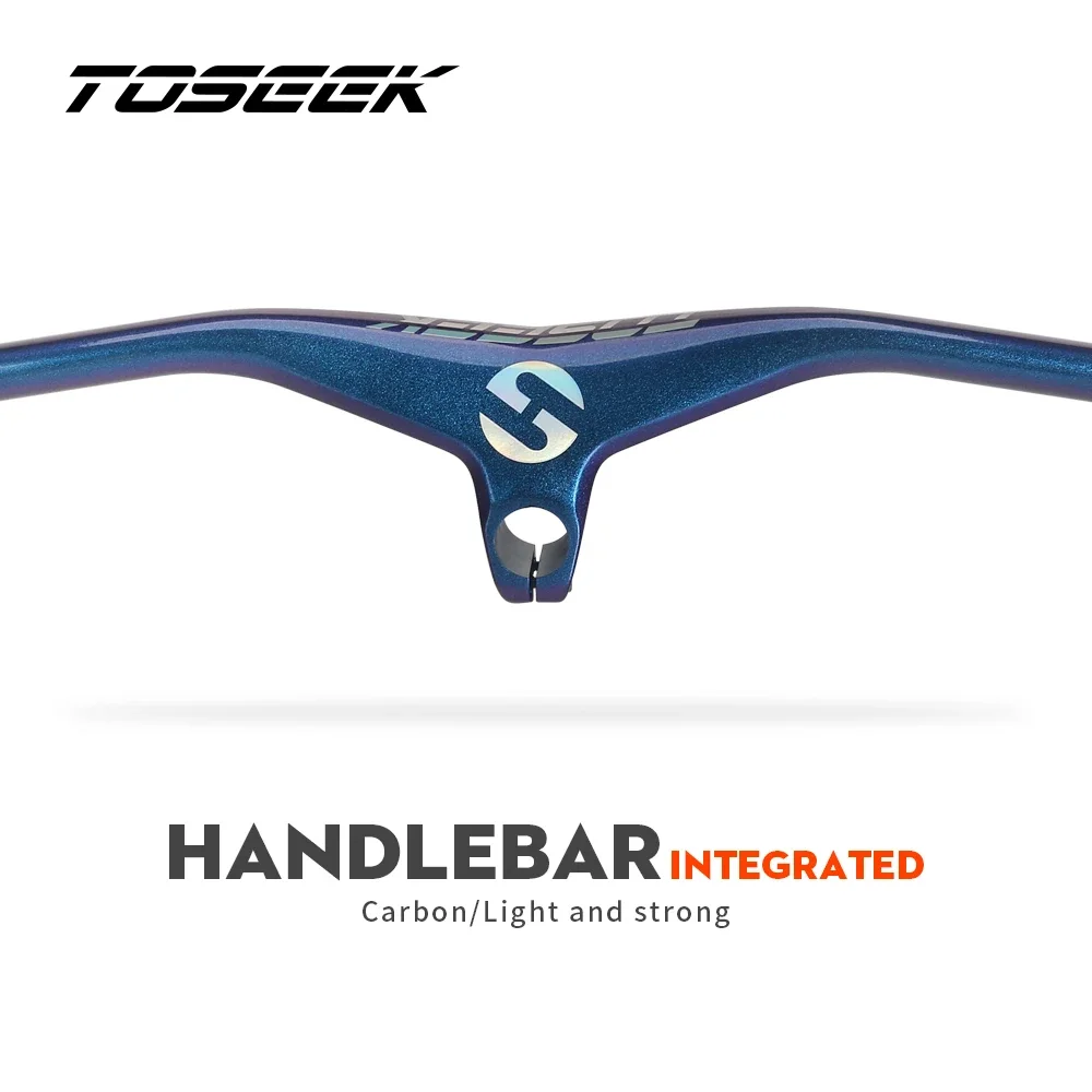 Mountain Biking Colorado - TOSEEK Carbon Integrated MTB Handlebar With