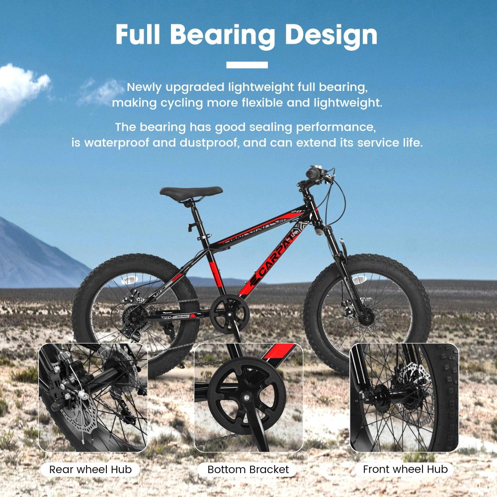 Mountain Biking Kids - 20 Inch Kids Teenagers Mountain Bike,