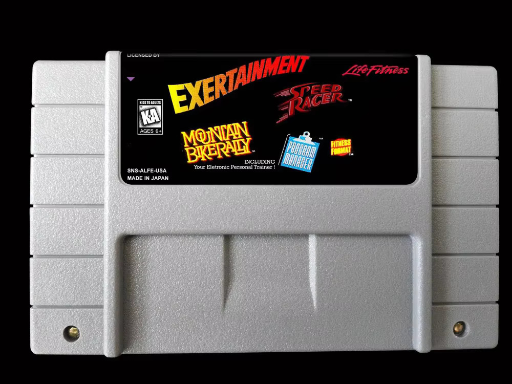 Mountain Biking Game - 16Bit Games ** Exertainment Mountain Bike