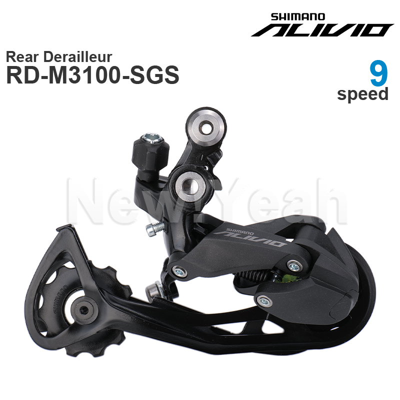 SHIMANO ALIVIO M3100 9V 9 Tốc  - đánh giá và giá Rear Derailleur Shadow