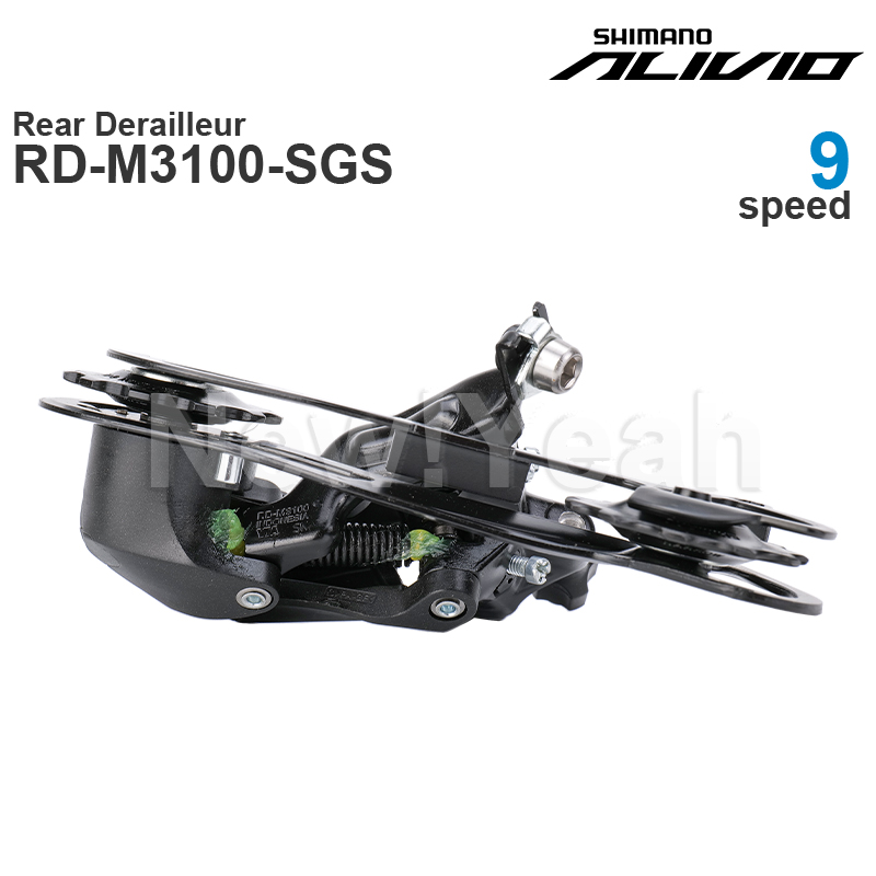 SHIMANO ALIVIO M3100 9V 9 Tốc  - đánh giá và giá Rear Derailleur Shadow