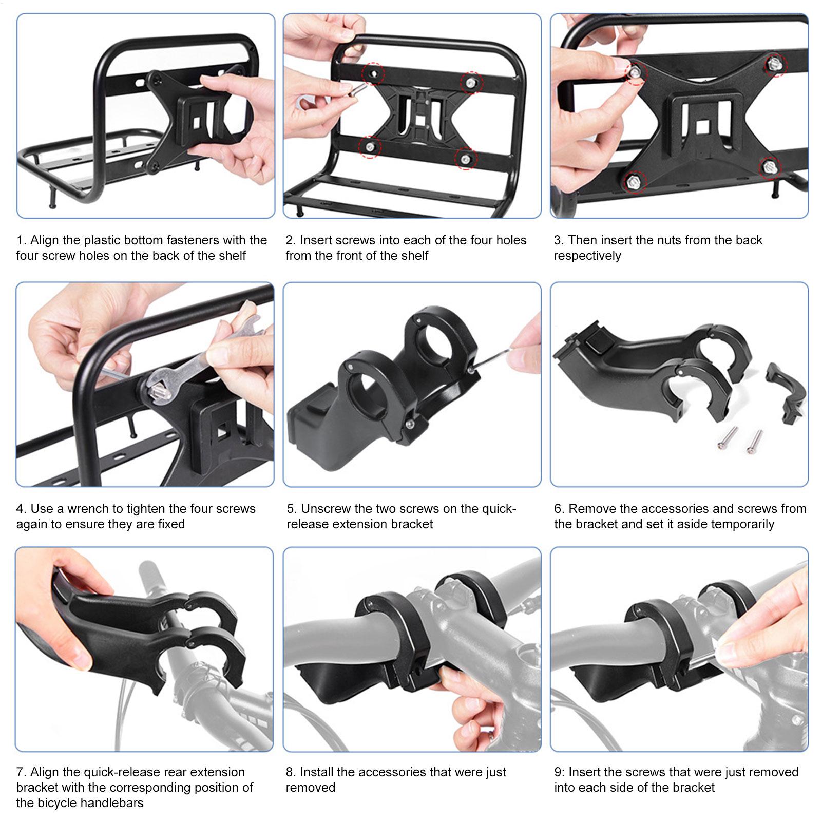 Front Bike Rack Quick Release  - đánh giá và giá Mountain Biking Kids