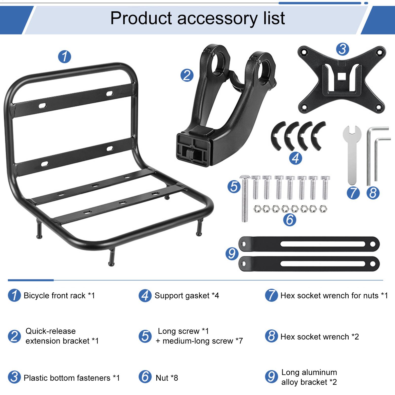 Front Bike Rack Quick Release  - đánh giá và giá Mountain Biking Kids