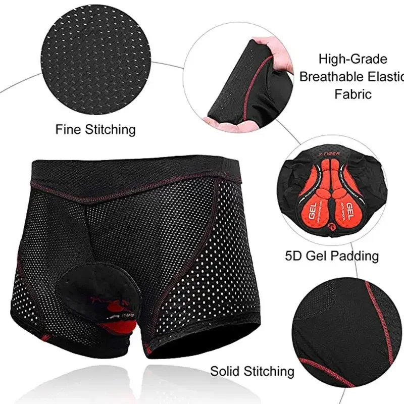 X-TIGER Men's Cycling Underwea - đánh giá và giá Mountain Biking Underwear